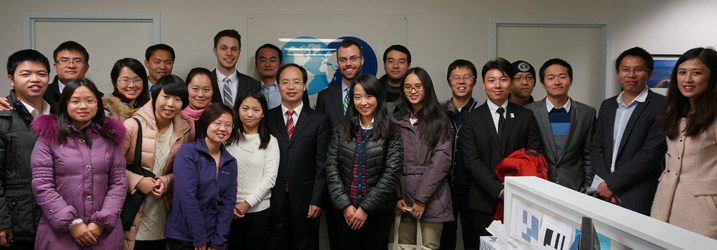 GFI's Joe Spanjers and Josh Simmons with representatives of the Jiangxi Province Local Taxation Bureau.