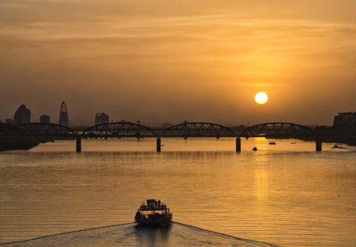 Sunset on the Nile, Sudan via Shuttershock